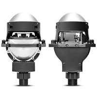 Phares à LED film bleu bi led projecteur 2.5 pouces 65W feux de croisement à LED pour voiture 12V 6500K systèmes d'éclairage automatique C4 2.5