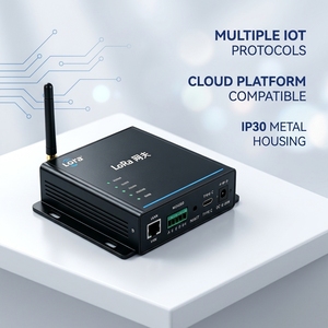 Passerelle LoRaWAN 8 canaux CN470 avec double antenne <span class=keywords><strong>SX1302</strong></span>, liaison Ethernet, boîtier métallique IP67, RS485, RS232, ChirpStack YFL1410-ETH - Product Image 1