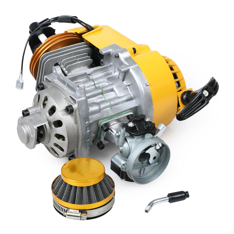 2-х тактный HP гоночный двигатель 49cc 47cc карман Quad старт тяги питбайк двигатель