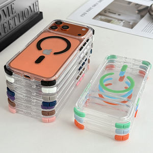 Custodia <span class=keywords><strong>Trasparente</strong></span> Antiurto con Ricarica Wireless 2 in 1 in TPU e PC per <span class=keywords><strong>iPhone</strong></span> 16/17 Pro Max - Product Image 3