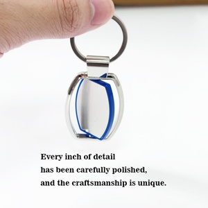 OEM Logo Souvenir Keychains Promotional Gifts Custom Design Luxury Fashion Sublimation <b>Blank</b> Car Keyring Custom Metal <b>Key</b> Chains - Product Image 5