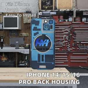 Pour iPhone boîtier arrière couvercle de batterie de téléphone portable cadre moyen et remplacement d'assemblage de châssis avec conception de barre - Product Image 2