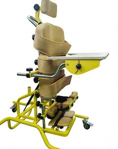 Chaise d'entraînement à la position <span class=keywords><strong>debout</strong></span> pour enfants <span class=keywords><strong>avec</strong></span> roues, exosquelette pour cadre de position <span class=keywords><strong>debout</strong></span> pour la paralysie cérébrale - Product Image 3