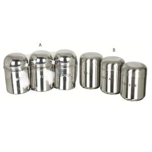 Kitchen Storage Stainless Steel <b>Tea</b> <b>Coffee</b> <b>Sugar</b> <b>Canister</b> Sets Lid Back School Beverage Sustainable Heat-Resistant Glass - Product Image 6