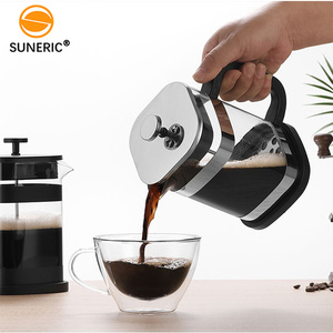 Cafetera grande de vidrio de borosilicato de 1000 de acero inoxidable 304 ml, Kit de café de <span class=keywords><strong>prensa</strong></span> <span class=keywords><strong>francesa</strong></span> cuadrada al por mayor - Product Image 6