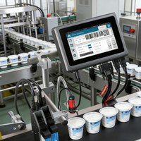 Máquina de Codificación Industrial de Alta Resistencia DOCOD T200E, Impresora de Inyección de Tinta Térmica TIJ de Alta Precisión para Marcado de Tuberías de Materiales de Construcción