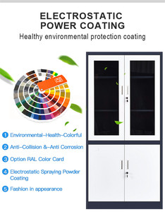 Youbai Laminate cung cấp hàng đầu treo tường cà phê Bar nhân viên Tủ hồ sơ - Product Image 3