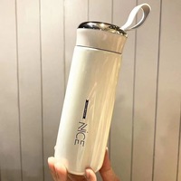DD4300 Bouteille d'eau en verre pour enfants, mignonne, pour l'école, pour le sport et la randonnée, eau chaude et froide, cadeau idéal, prix fabricant réduit