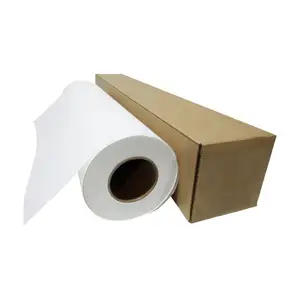 Rollo Jumbo de papel de sublimación de secado rápido de alta calidad, Textiles de impresión digital, camiseta blanca, alta tasa de transferencia, teñido óptimo