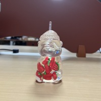 Nouveau produit tendance : Jouet anti-stress créatif en silicone souple transparent, simulation de fruit (banane, fraise), à presser, pour garçons
