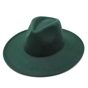Sombrero Fedora de Ala Ancha Plana de Poliéster, Estilo Jazz, Unisex, Talla Grande, Color Personalizado, para las Cuatro Estaciones, Fiestas al Aire Libre, Pesca - Product Image 3