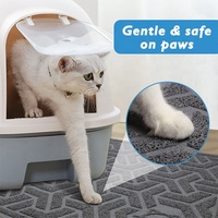 Tappetino Antiscivolo Impermeabile alla Moda per Lettiera Gatti, Facile da Pulire, per l'Ingresso della Lettiera