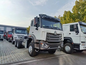 Venta caliente usado Howo 6x4 Tractor camión Euro 2 emisión estándar dirección izquierda cámara trasera 351-450HP 5000kg GVW - Product Image 4