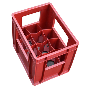 Caisse d'eau minérale empilable 450x365x315mm (17.72x14.37x 12.4in) HDPE résistant pour le transport de boissons - Product Image 6
