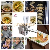 JUYOU Mesin Komersial Kecil untuk Gyoza, Samosa, Pangsit, Mie Kukus, Roti Isi, Ravioli, Pelmeni, Wonton, Hotel, Ritel, Pertanian