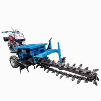 2025 gran oferta máquina de excavación de zanjas tipo cadena de tubería de energía diésel/máquina de zanjas agrícolas