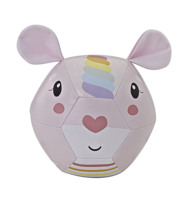 Yuheng N501-1 Ballon en peluche PU de 20 cm rembourré de coton PP - Ballon de jeu mignon pour enfants pour les jeux de lancer