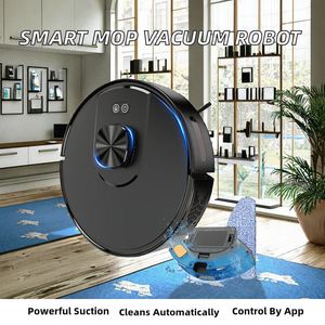Robot Aspiradora Inteligente con Autovaciado, para Limpieza en Seco y Húmedo, Gran Potencia de Succión, Filtro HEPA, Motor sin Escobillas, Plástico - Product Image 2