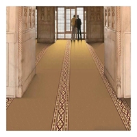 Tapis de prière en polyester de style turc musulman, tapis moderne de mosquée, bon marché