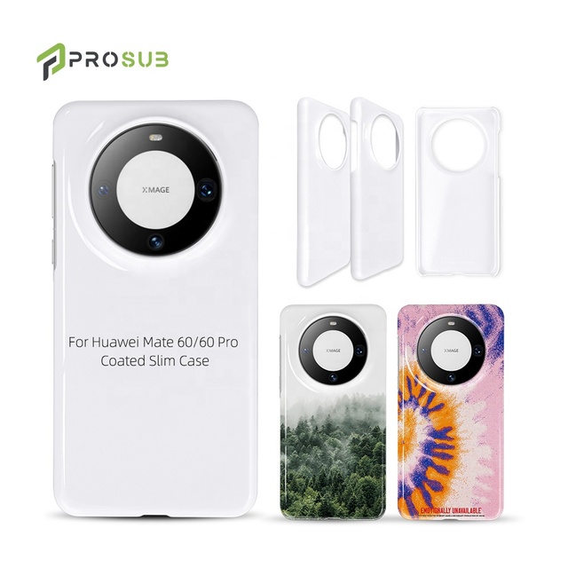 Prosub Coated PC for Huawei Mate 60 Pro Sublimation Cell Mobile Cover Blanks Custom Logo Printing Sublimation Phone Cases