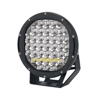 Nouveau phare de travail LED rouge 9 pouces 185W, faisceau spot/diffuseur, haute puissance, en aluminium, 16650 lumens, pour 4x4, voiture, camion, remorque, VTT, SUV