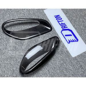 Rejillas de ventilación laterales de fibra de carbono estilo Topca para Porsche 911 Turbo S 991 991,1 991,2 2012-2018 - Product Image 4