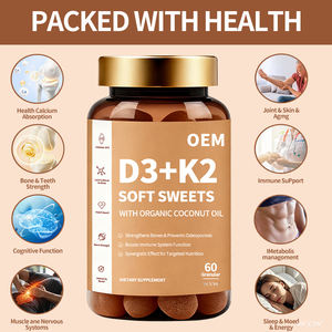 Gummies de Vitamine D3 K2 en Gros OEM ODM – Favorise la Densité Osseuse et la Santé <span class=keywords><strong>Cardiaque</strong></span> – Sans Additifs Artificiels - Product Image 4