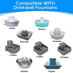 Filtros de Repuesto para Bebedero PetSafe, Carbón Activado y Algodón, Compatibles con Bebedero PetSafe, Embalaje Neutral - Product Image 3