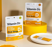 Bandes buccales à dissolution rapide à la biotine et à la vitamine D, véganes et naturelles, pour adultes - Marque privée - 30 unités