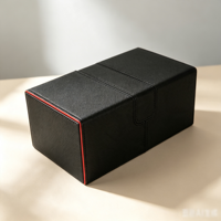 Boîte de rangement pour cartes à collectionner en cuir PU laqué YAGELI Premium, porte-dés, logo personnalisé, OEM ODM, plateau de rangement pour jeux de cartes