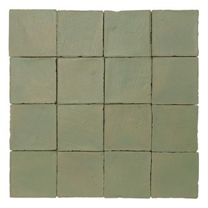 Piastrella Quadrata Verde Opaca Chroma Sage 10x10 per Pareti e Pavimenti - Product Image 1