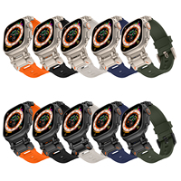 Connexion sans couture RYB Design robuste avec nouveau connecteur en acier inoxydable pour la durabilité et le style sans couture pour Apple Watch Ultra