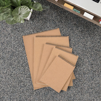 Carnet de croquis A5 personnalisable BOYI en gros, couverture rigide spirale, impression UV sur la couverture, 30 feuilles intérieures personnalisables