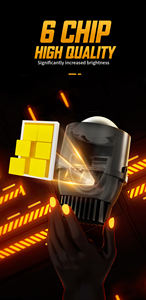 GPNE-Lámpara led antiniebla para coche, lente de proyector 3,0 h4, bi, luces antiniebla - Product Image 4