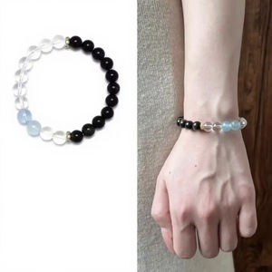 Bracelet en perles naturelles de 8 mm, cristal de guérison, protection, clarté mentale, concentration, origine CN/GUA, marque OEM, vente en gros - Product Image 1