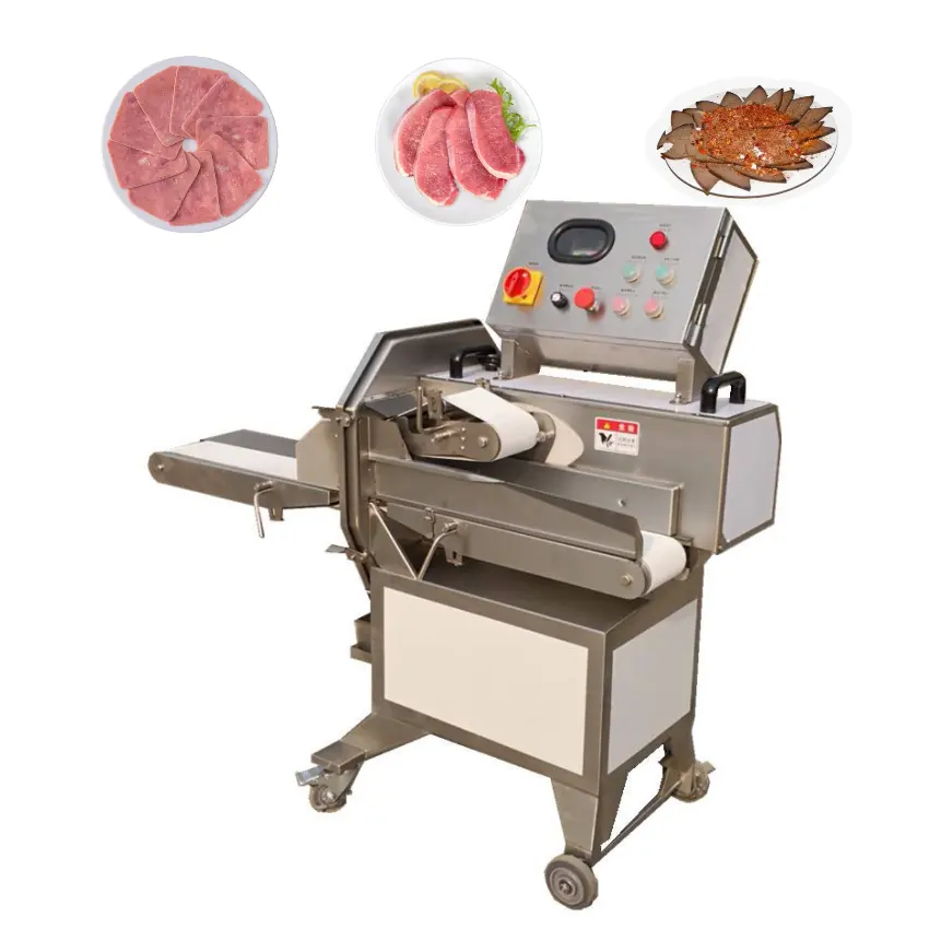 Mesin Pengiris Daging Babi Babi Komersial Mesin Pemotong Telinga Babi untuk Mesin Pengiris Daging Bacon Salami
