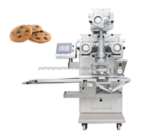 Nouvelle machine automatique 220V pour enrober les biscuits et les cookies aux pépites de chocolat, haute productivité, commande tactile, grande capacité