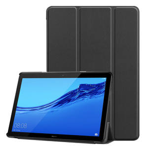 Nouveau Slim MagneticTrifold Stand Housse en cuir PU pour <span class=keywords><strong>Huawei</strong></span> <span class=keywords><strong>MediaPad</strong></span> <span class=keywords><strong>T5</strong></span> 10 AGS2-W09/L09/L03/W19 10.1 - Product Image 1