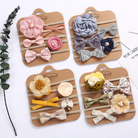 Newborn Baby Headband and Bows, Cute Hair Bows, Flower