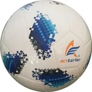 Actearlier Kit Bola Sepak Bola PVC, Peralatan Latihan Olahraga Luar Ruangan