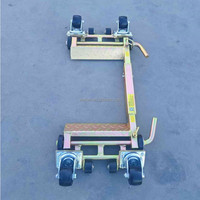 Chariots de manutention de véhicules à levier rotatif, chariots de manutention portables pour voitures, outils de déplacement automobile en gros