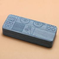 Étui à lunettes rigide pour hommes et femmes, motif géométrique, avec motifs en relief, vente en gros