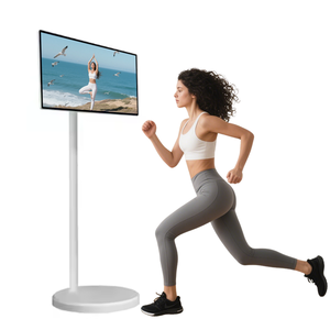 Para Cosun 32 pulgadas portátil para <span class=keywords><strong>LG</strong></span> pantalla interactiva inteligente interior inteligente con pantalla táctil móvil inalámbrico para ascensor - Product Image 3