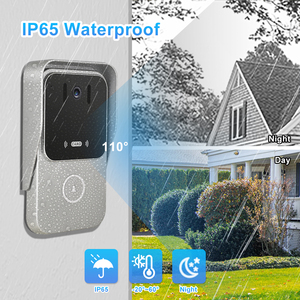 1080P tuya video chuông cửa máy ảnh video cửa hệ thống điện thoại cho biệt thự nhà thông minh <span class=keywords><strong>intercom</strong></span> Door Chuông từ xa app điều khiển rfic mở khóa - Product Image 4