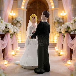 WINSUN Muñeco Inflable Gigante Personalizado de Novios en PVC para Ceremonia de Boda, Decoración de Festivales al Aire Libre, Accesorio para Parques Temáticos - Product Image 5