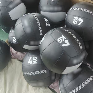 Balón Medicinal de Pared MKAS Personalizado de Alta Calidad con Carcasa de PVC Negro para Entrenamiento de Potencia, Balón Medicinal de Pared para Gimnasio de Competición de 2-12 kg - Product Image 4