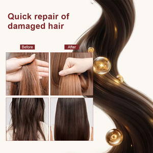 カスタムロゴ入りコラーゲンケラチンクリームヘアマスク アルガンオイルシアバター配合 ディープコンディショニング 縮毛矯正 枝毛補修 - Product Image 6