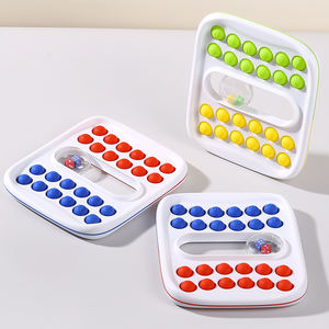 Divertente pieno di 2 giocatori interattivo educativo Pop It dadi gioco <span class=keywords><strong>giochi</strong></span> Pop Fidget giocattolo per la notte di gioco di famiglia e di viaggio - Product Image 4