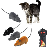 Jouet électrique amusant pour chat, souris simulée télécommandée sans fil, protection de l'environnement, dessin animé moderne