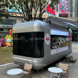 Trailer Makan Mobile Multifungsi 4 Roda Rangka Aluminium Baja Tahan Karat Garansi 1 Tahun Tahan Karat Dilengkapi Daya Listrik Terintegrasi - Product Image 5